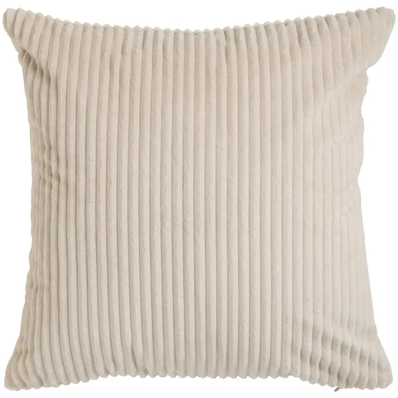 Kussen Rib Zand 45x45 cm Beperkte Voorraad