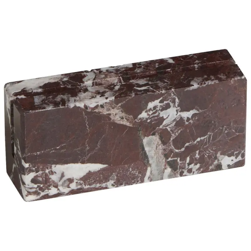 Veilige Betaling Kaarthouder Marmer Bordeaux