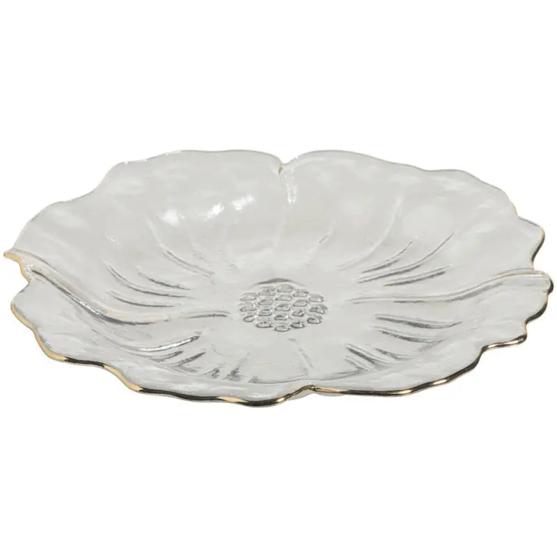 Decoratieschaal Bloem Transparant Veilige Betaling