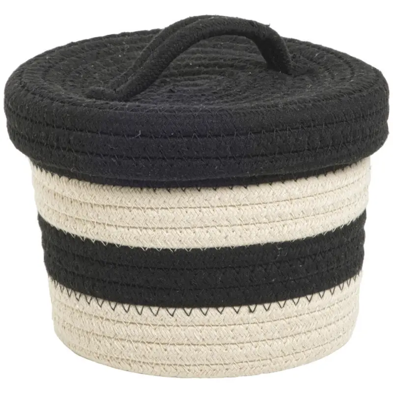 Mand Met Deksel Bron Multicolor 18x14 cm Betrouwbaar