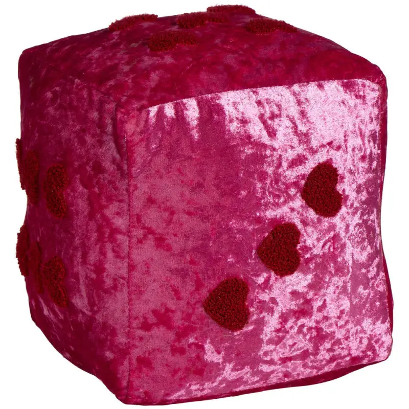 Dagaanbieding Kussen Dice Roze
