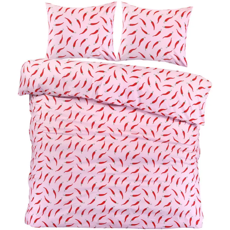 Dekbedovertrek Mia Peper Roze 240x220 cm Weekendaanbieding