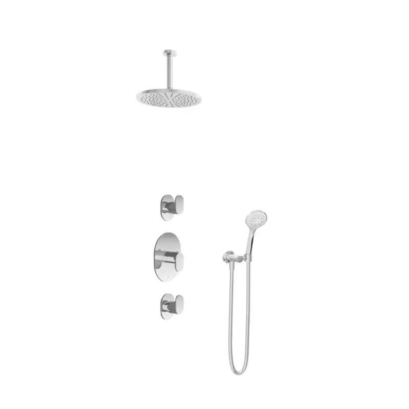 Alleen Vandaag IBS 2 stopkranen 3s. handdouche 15cm plafonb 25cm hoofddouche IBS5CR124