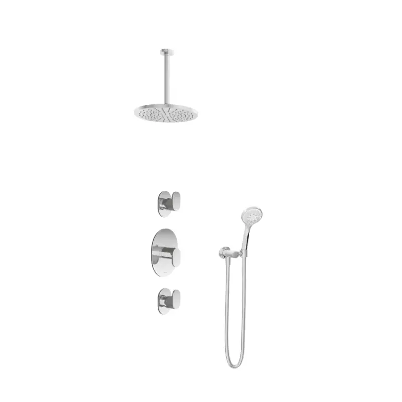 Rechtstreeks Van De Fabrikant IBS 2 stopkranen 3s. handdouche 30cm plafonb 25cm hoofddouche IBS5CR134