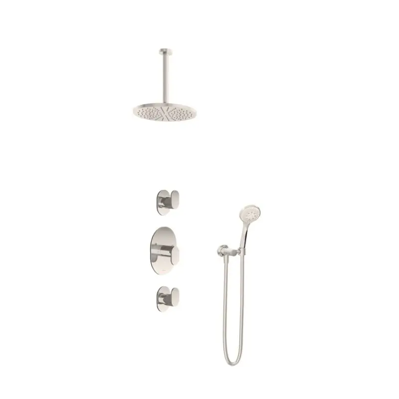 Populair IBS 2 stopkranen 3s. handdouche 30cm plafonb 25cm hoofddouche IBS5GN134