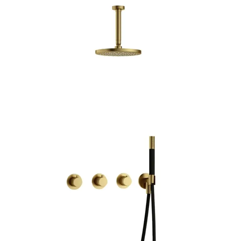 Snelle Levering IBS CB7067 BBP met 2 stopkranen met Plafondbuis 15 cm IBS70BBP2