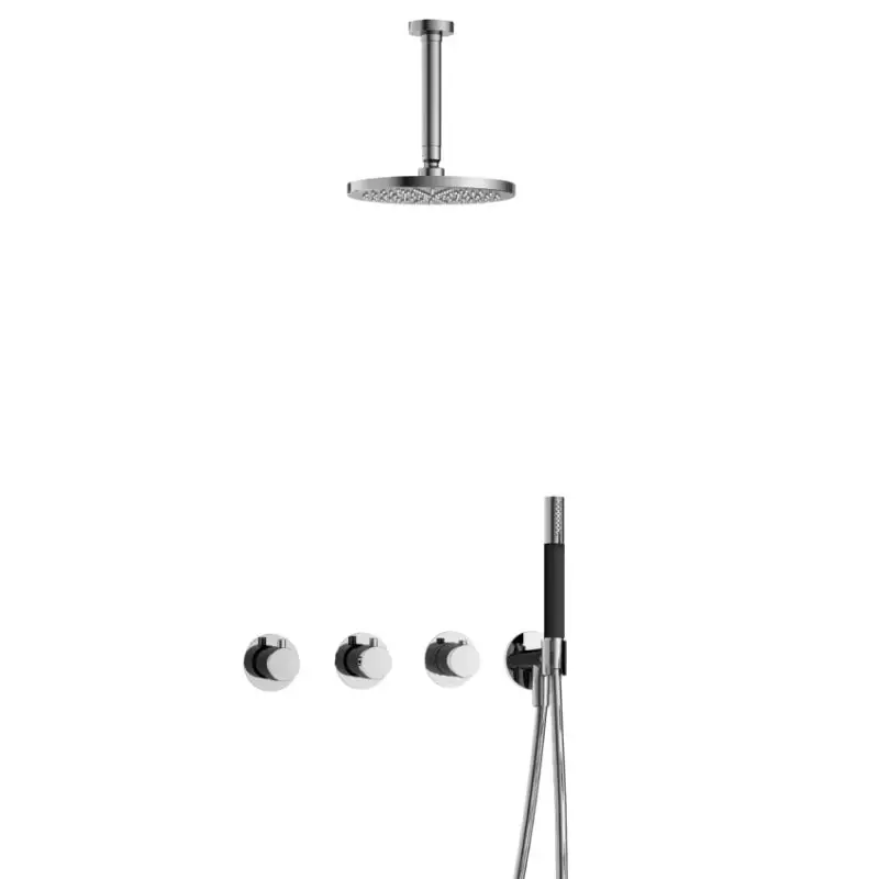 Laatste Versie IBS CB7067 CR met 2 stopkranen met Plafondbuis 15 cm IBS70CR2
