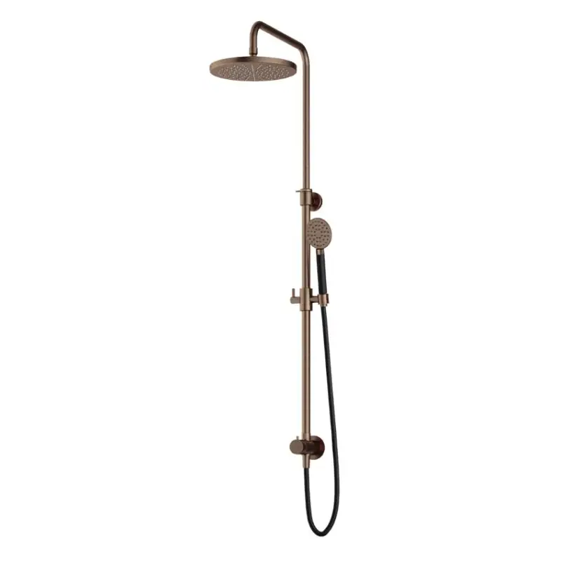 Laatste Kans Stortdoucheset, Hoofddouche 30cm en doucheslang 1,5mtr met handdouche AB – Living Colours vormen een natuurlijk patina M438AB15