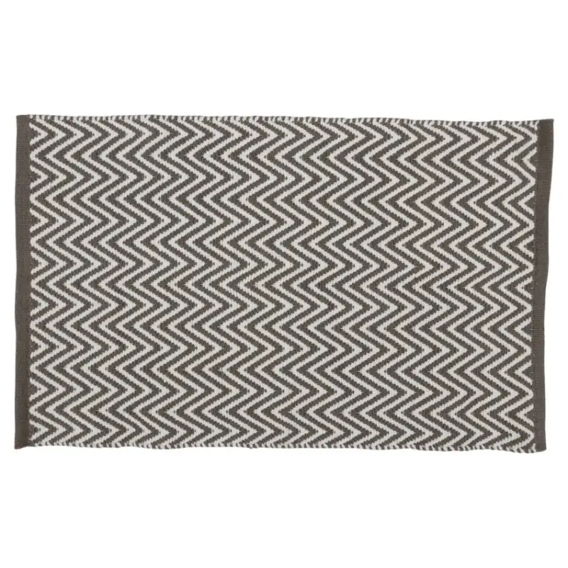 Dif Devon Badmat 50X80Cm Grijs Wit Hoge Kwaliteit
