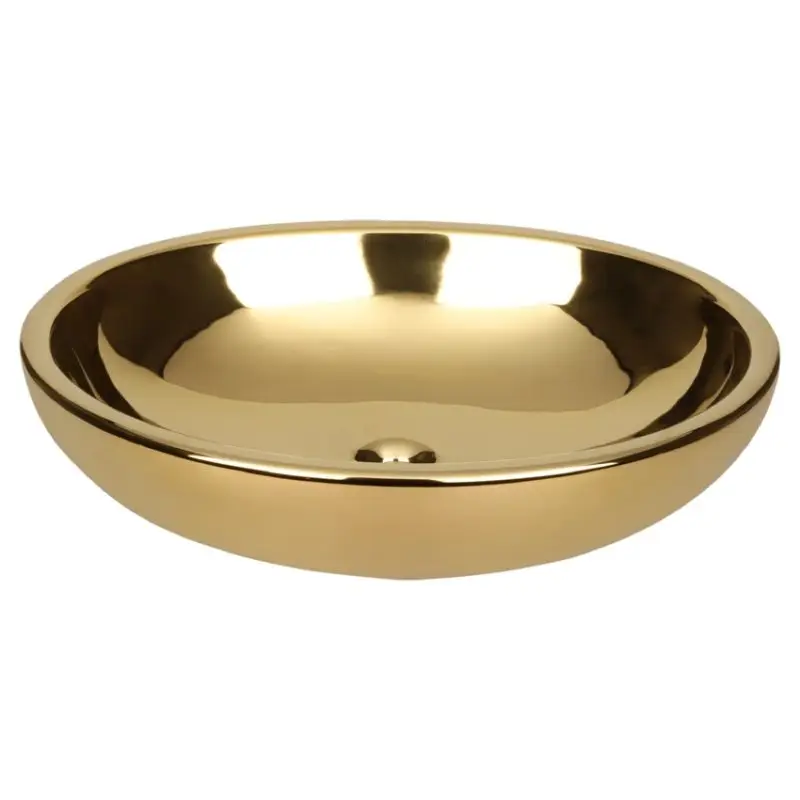 Betrouwbaar Dif Dias Waskom 50X39 Keramiek Goud