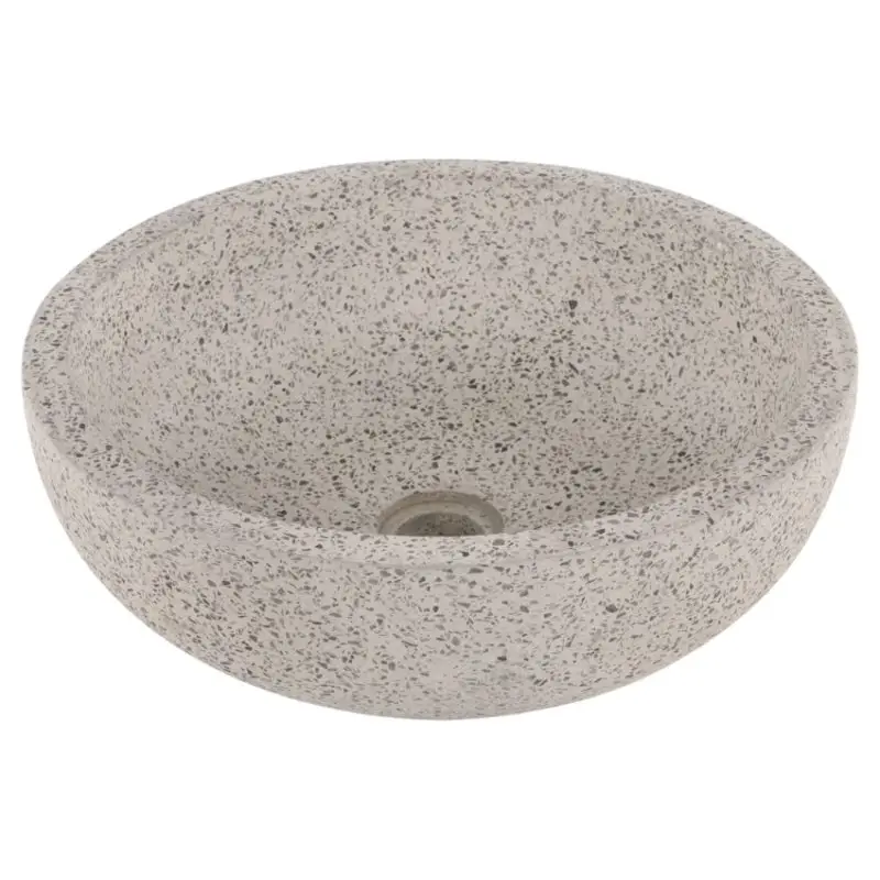 Betrouwbaar Dif Waskom D40 Terrazzo Zwart/Wit