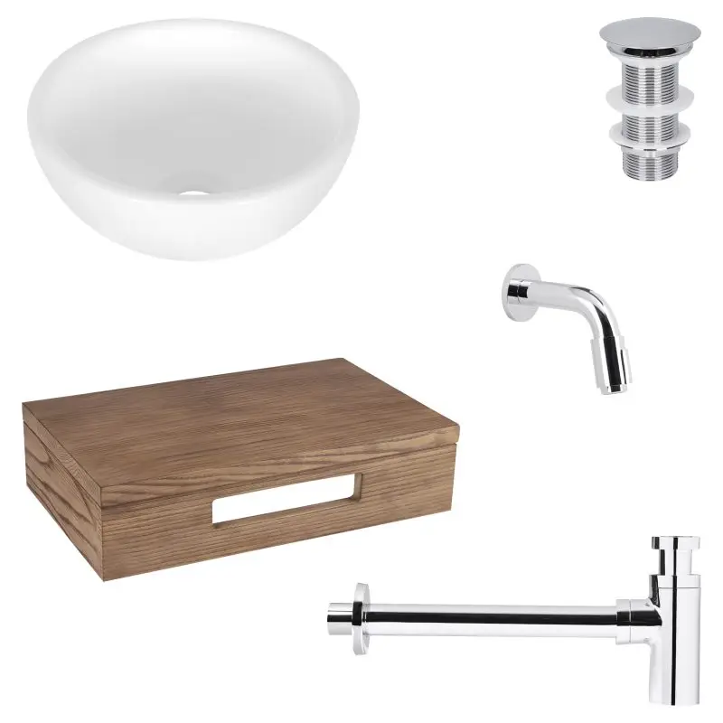 Actieprijs Dif Ruz Ker Wi 11Cm Muurk Wtp Bru Chroom