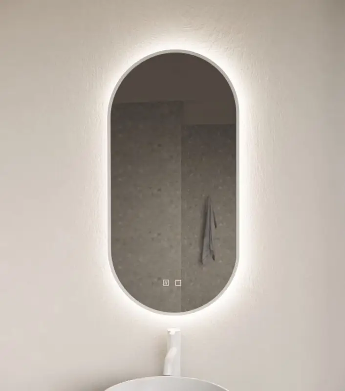 Aura badkamerspiegel met verlichting en verwarming Goedkoop