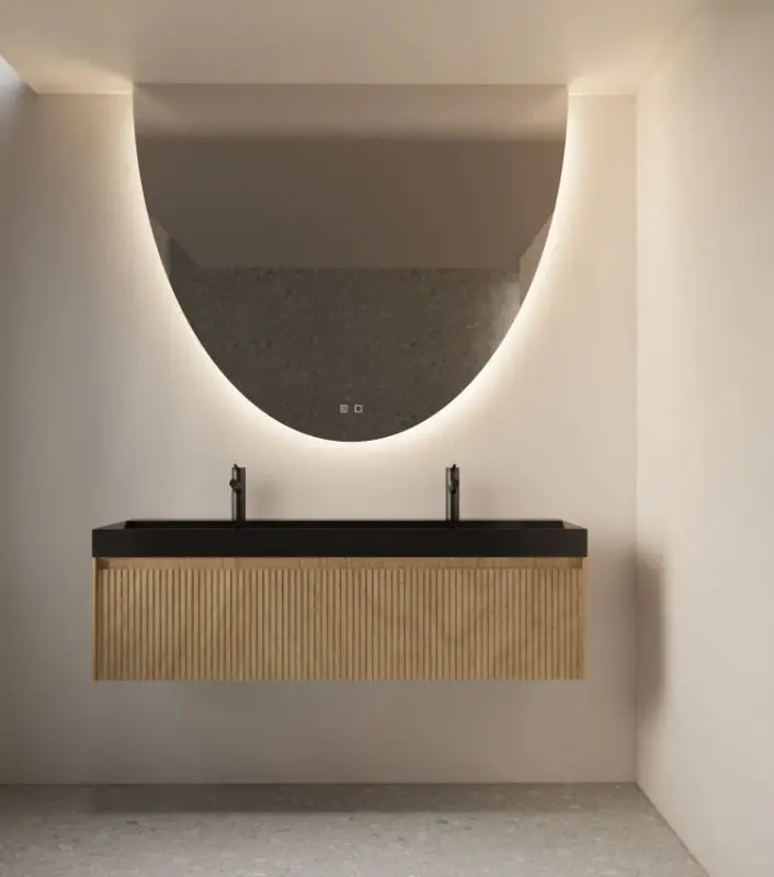 Weekendaanbieding Eos onder badkamerspiegel met verwarming en verlichting