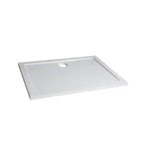Betrouwbaar luxe douchebak SMC rechthoek 120x90x4 cm wit