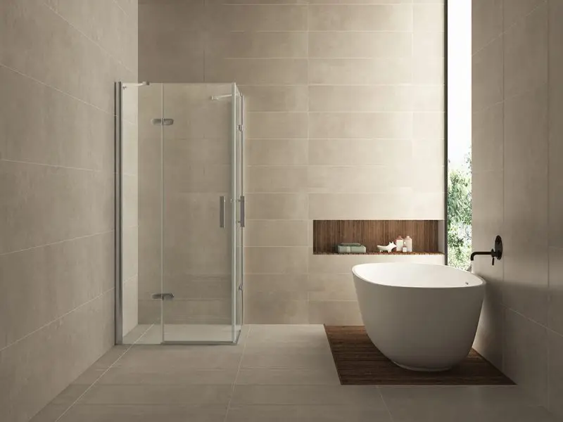 Tijdelijk Beschikbaar Double hoekintap cabine met 2 draaideuren 90 x 90 x 200 nano helder glas/chroom