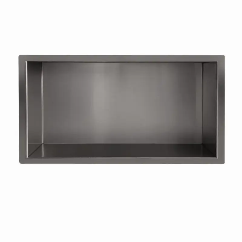 Demis inbouwnis 30 x 60 x 7 cm gunmetal Koop Vandaag