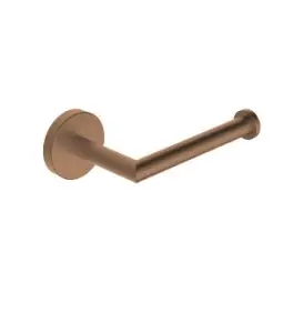 Alonzo toiletrolhouder met vaste arm geborsteld brons koper Speciale Aanbieding