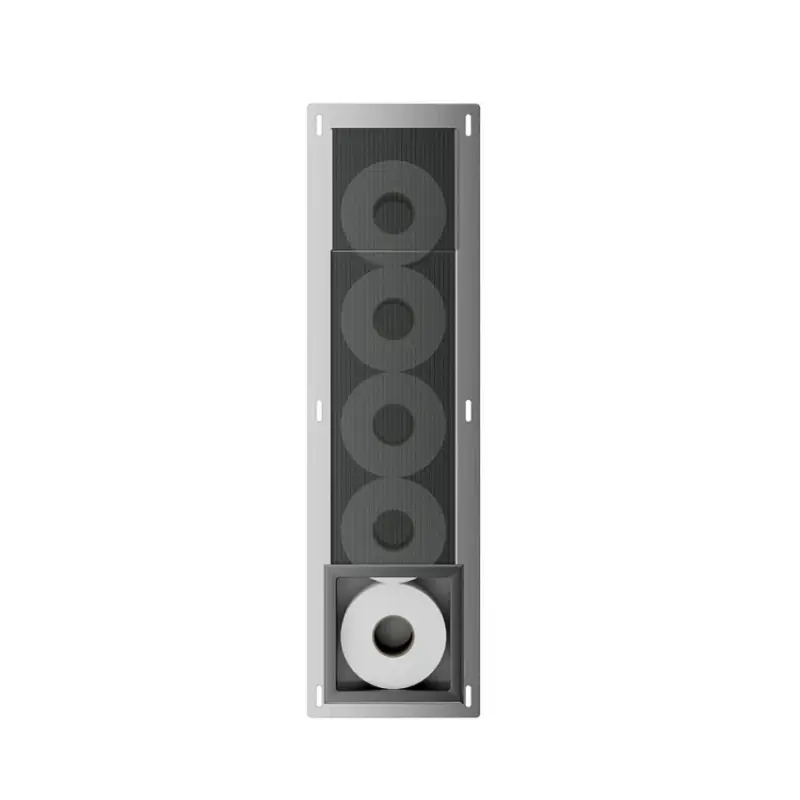 Rocko reserverolhouder inbouw gunmetal Betaalbaar