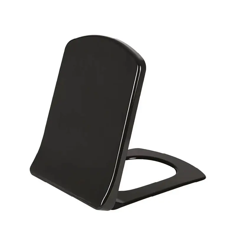 Veilige Betaling WC-Zitting Duroplast met Softclose Mat zwart