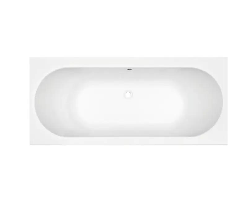 Direct Verzonden Wiesbaden Portus RD inbouw duo ligbad 170x70x43 cm glans wit