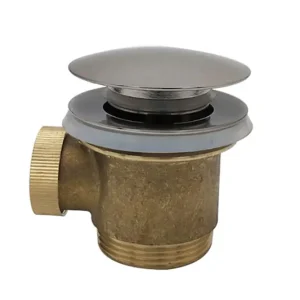 Lage Kosten Caral clickwaste afvoerplug vrijstaand bad 1 1/2″ geborsteld staal