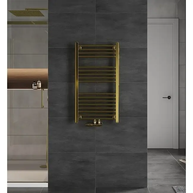 Moderne Handdoekradiator 80x60cm Goud – Stijlvol & Efficiënt Gereduceerde Prijs