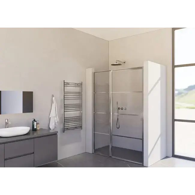 Moderne Handdoekradiator 120x50cm Chroom – Stijlvol & Efficiënt Uitverkoop