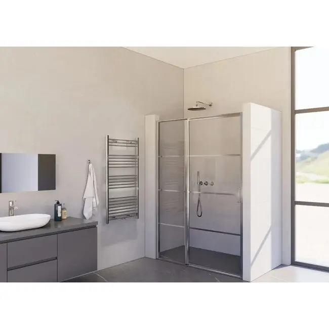 Moderne Handdoekradiator 80x50cm Chroom – Stijlvol & Efficiënt Must-Have