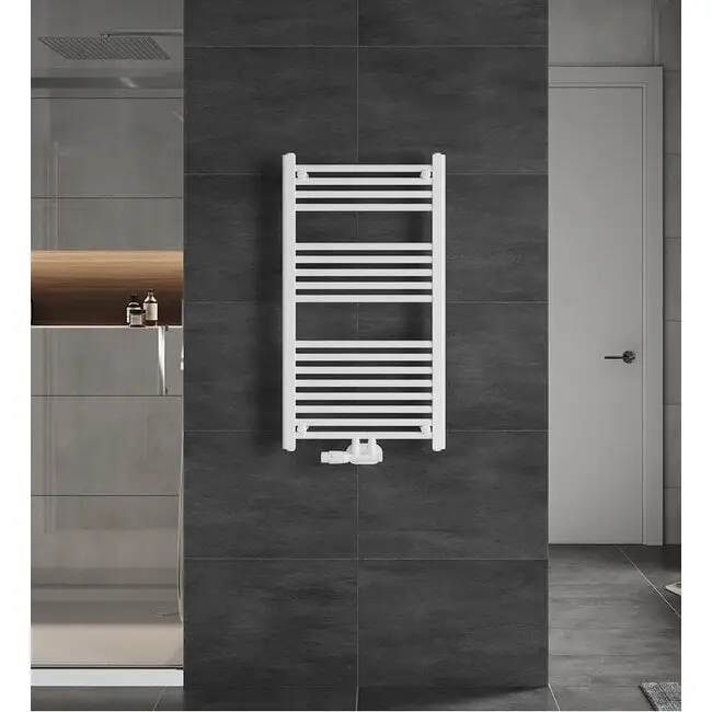 Nu Kopen Moderne Handdoekradiator 80x60cm wit – Stijlvol & Efficiënt