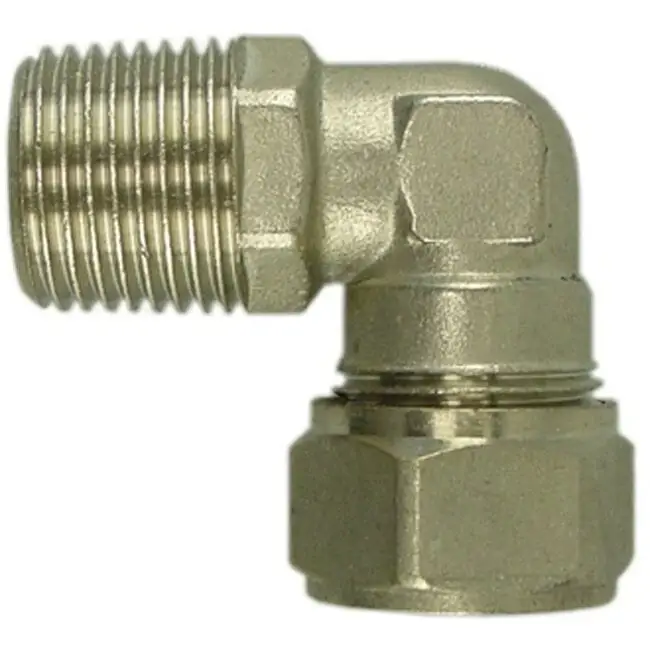 radiatorkoppeling 1/2×15 knel haaks vernikkeld Meest Verkocht