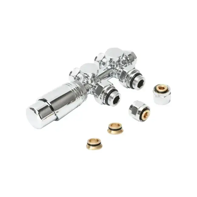 Thermostatisch Multi blok setChroom 15/16mm Direct Verzonden