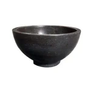 Weekendaanbieding Raw waskom rond 20×11 cm hardsteen gezoet