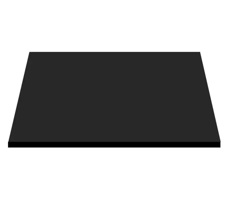 Gereduceerde Prijs wastafeltablet mdf (56.4×45.5×2.6 cm) – mat zwart
