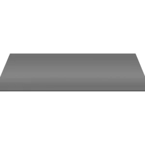 wastafeltablet mdf (118.4×45.5×2.6 cm) – glanzend grijs Beperkt Aanbod