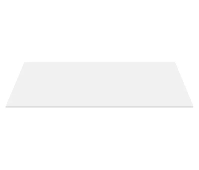 Betaalbaar wastafeltablet mdf (118.4×45.5×2.6 cm) – mat wit