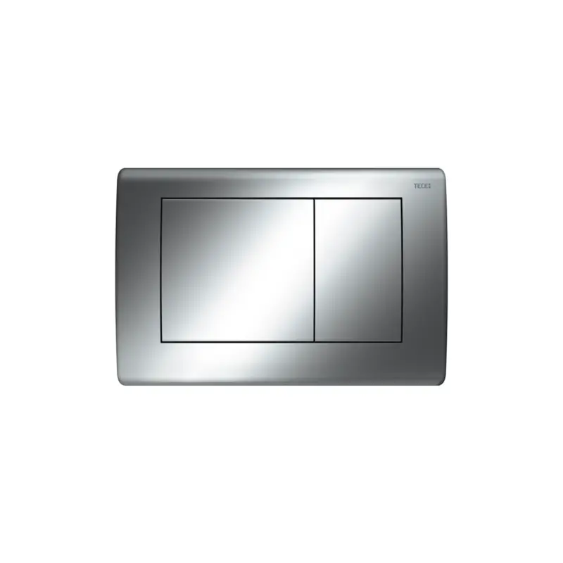 Teceplanus wc-bedieningsplaat voor duospoeltechniek, glanzend chroom Must-Have