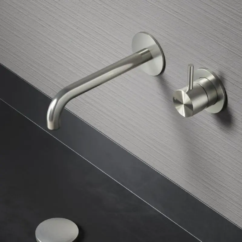 Must-Have Afbouwdeel – Inbouw wastafelmengkraan met 3 + 3 inbouwsysteem en 18 cm uitloop IX AR005EXT18IX