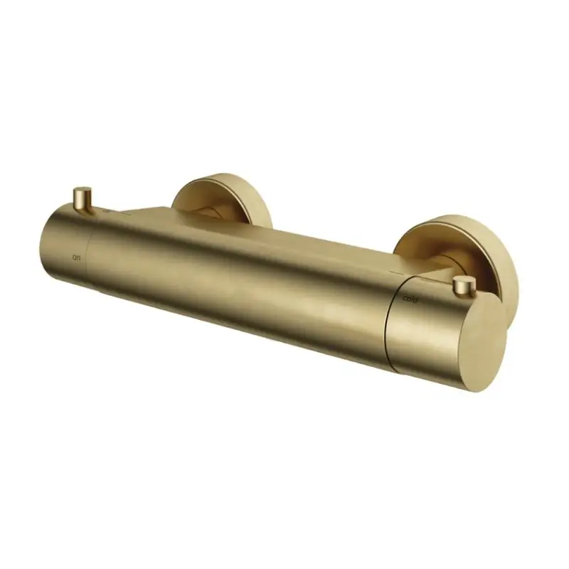 Thermostatische Douchemengkraan met 1/2″ onderaansluiting BB – Living Colours vormen een Poetsbaar patina B008BB Op = Op