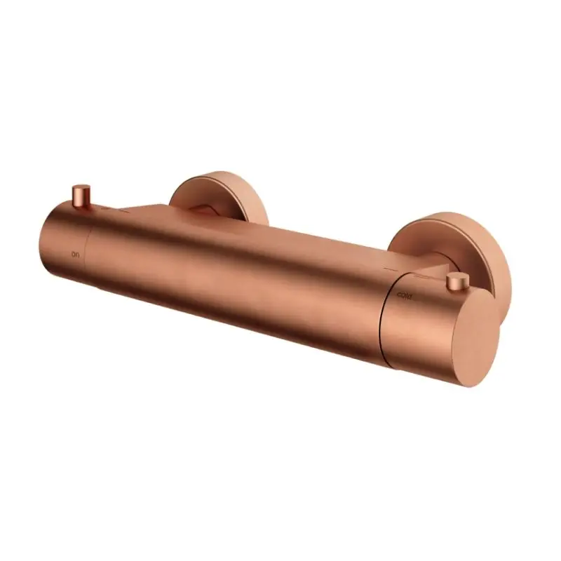Thermostatische Douchemengkraan met 1/2″ onderaansluiting BC – Living Colours vormen een Poetsbaar patina B008BC Op = Op