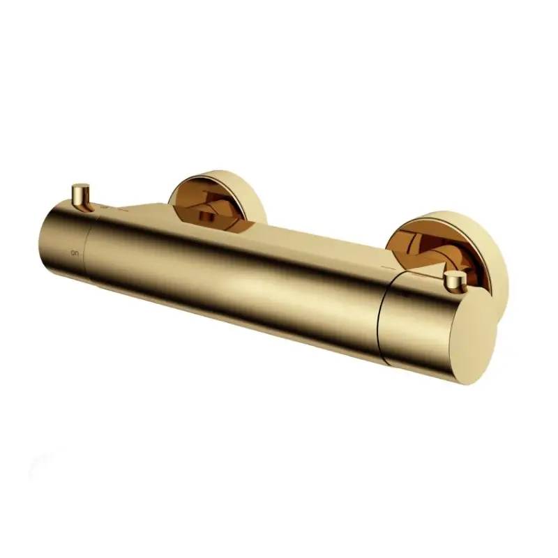 Fabrieksprijs Thermostatische Douchemengkraan met 1/2″ onderaansluiting NB – Living Colours vormen een Poetsbaar patina B008NB