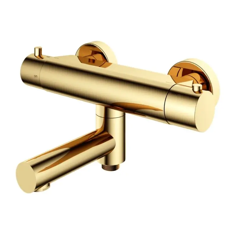 Hotbath Thermostatische Badmengkraan met uitloop NBP PVD B020NBP Hoge Kwaliteit
