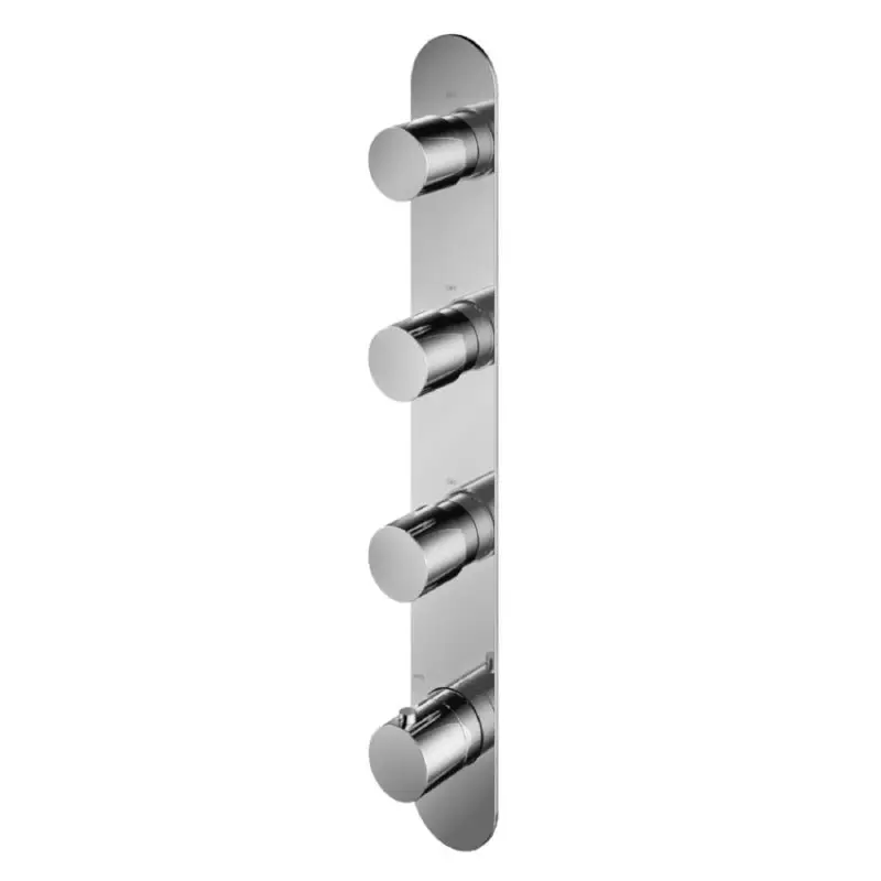 Voordeelprijs Inbouw douche thermostaat met 3 stopkranen verticale plaatsing CR B050CR