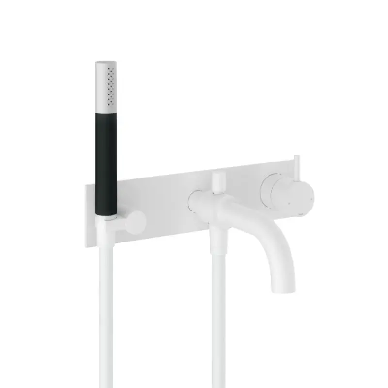 Hotbath Afbouwdeel – Inbouw douche/badmengkraan, automatische omstelinrichting met doucheslang en handdouche WH CB026EXTWH Lage Prijs