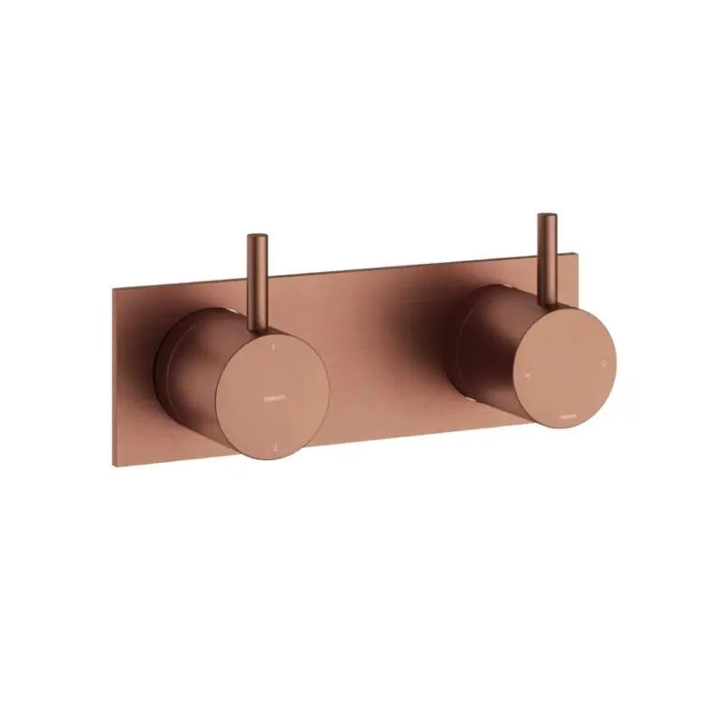 Afbouwdeel – Inbouw mengkraan met 2-weg omstel BC – Living Colours vormen een Poetsbaar patina Premium