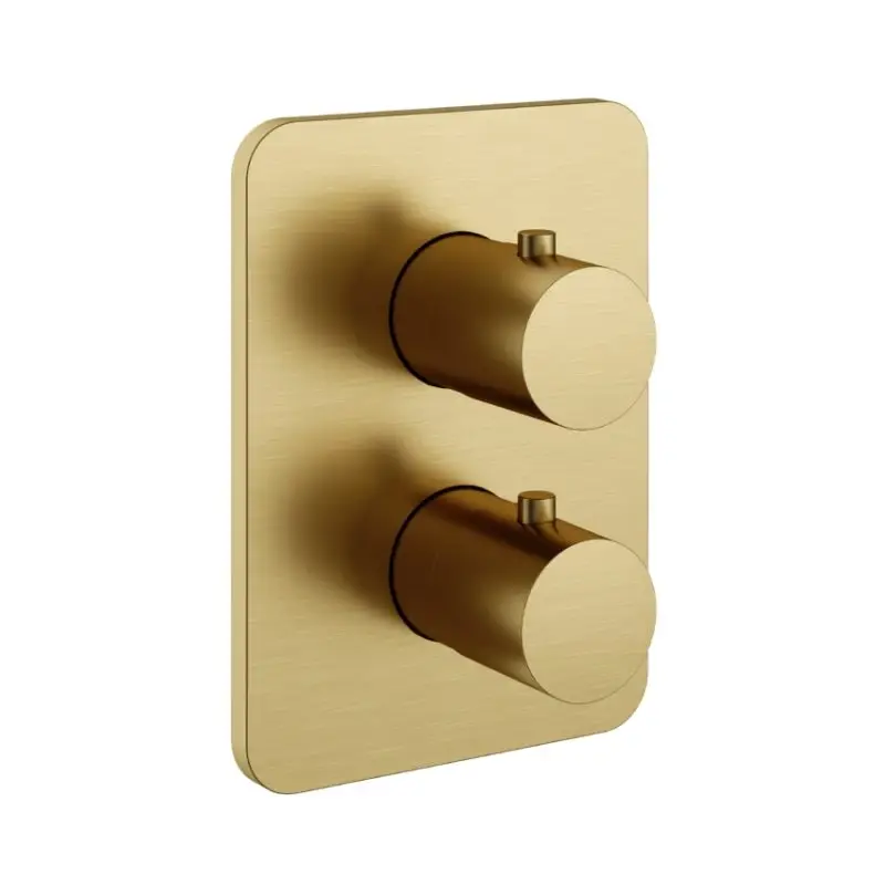 Aanbieding Afbouwdeel – Inbouw thermostaat met 2-weg stop-omstel BBP PVD