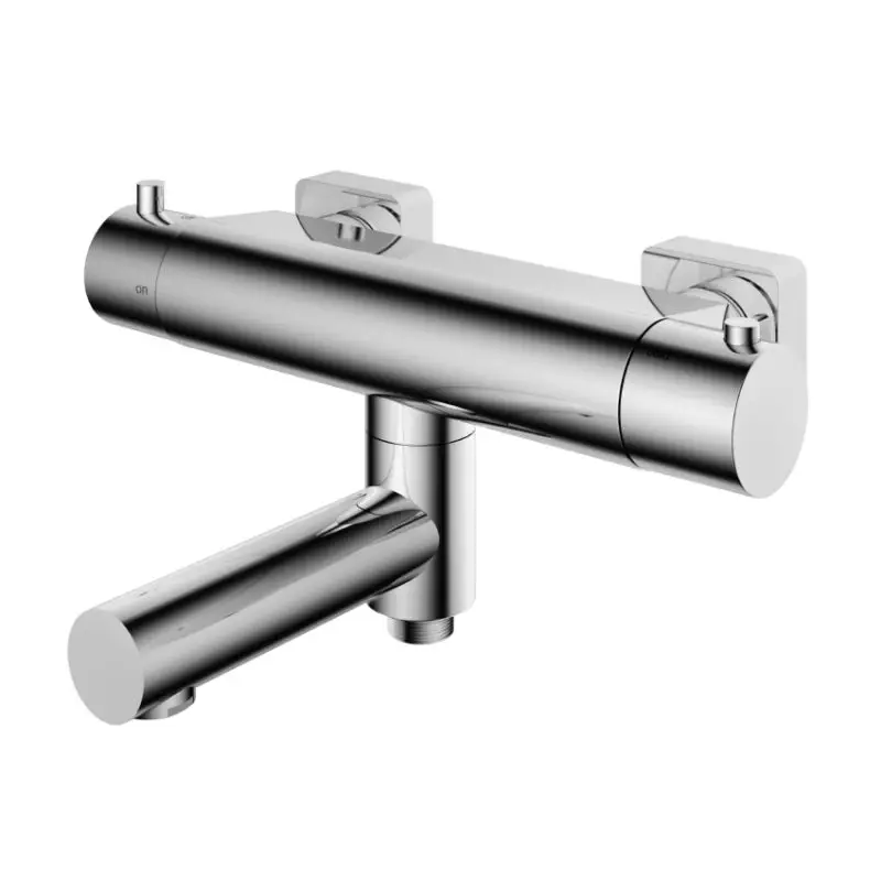 Hotbath Thermostatische badmengkraan met wegdraaibare omstel uitloop CR GL020CR Exclusieve Aanbieding