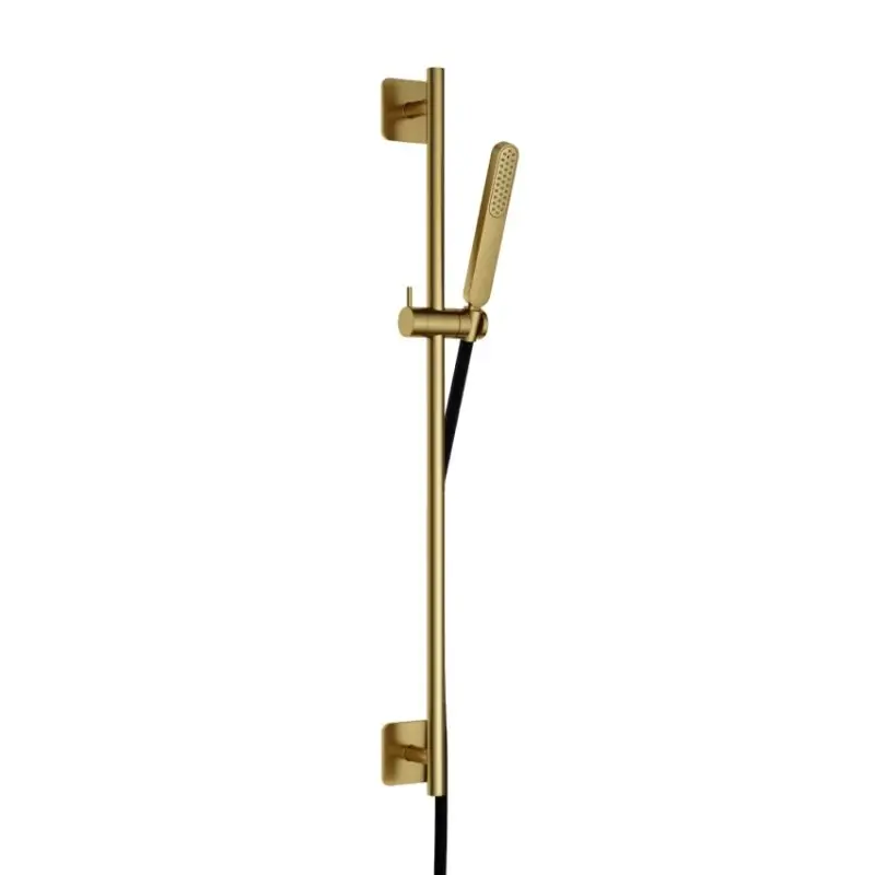 Koop Online Verstelbare glijstang 100 cm met doucheslang 1,5 mtr en handdouche BBP PVD
