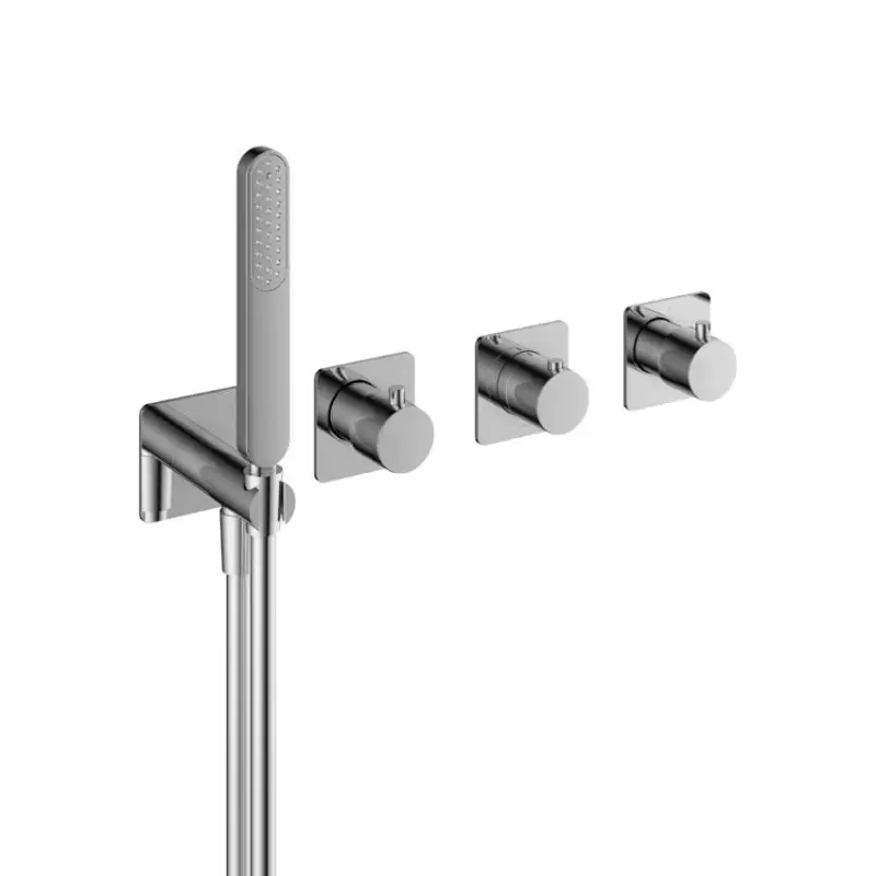Afbouwdeel – Inbouw bad/douche thermostaat 2 stopkranen zonder uitloop CR GL7071EXTCR Premium