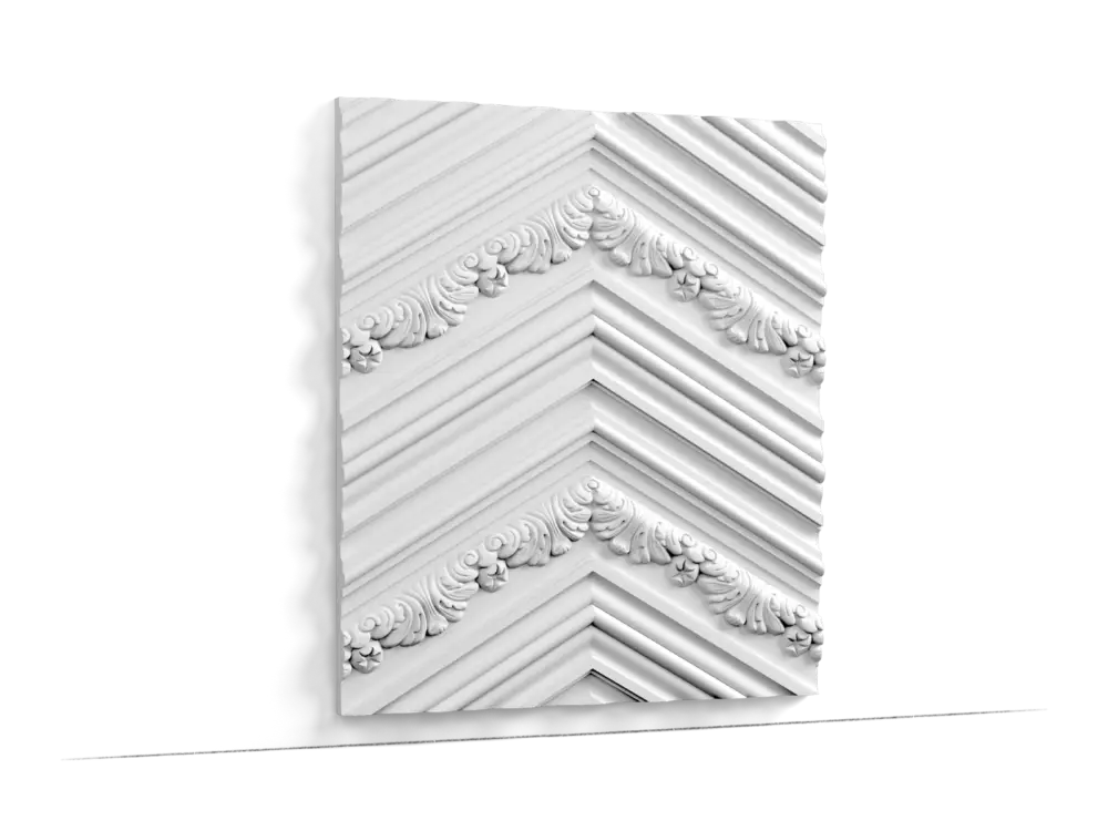 Orac wandpaneel W130 - Chevron Direct Beschikbaar